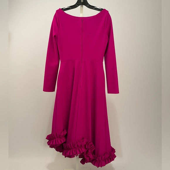 Greta Constantine Sevin Midi Dress in Fuschia - Picture 3 of 17